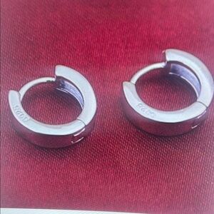Silver Hoop Earrings